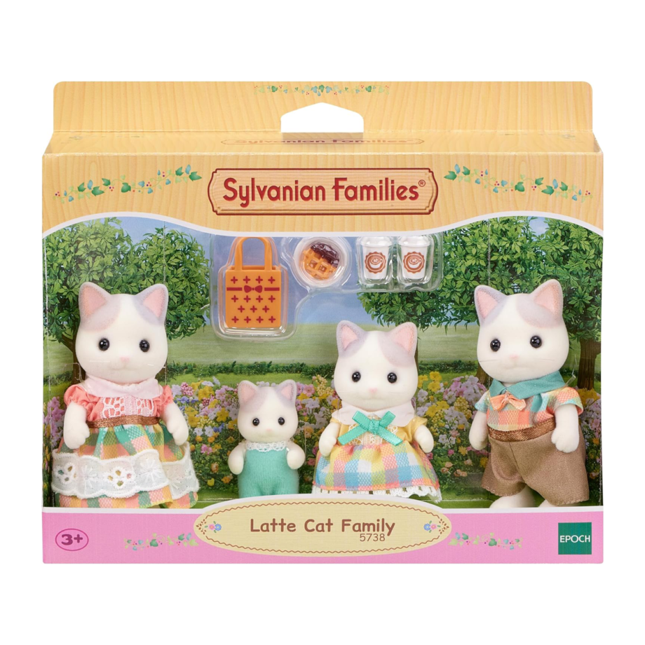 Familia Gato Latte Sylvanian Family